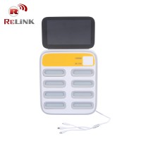 Relink 8 Slot Wireless 4g Wifi Rental Power Bank Cabinet Vending Powerbank Charger Dock For Restaurant Hotel Club And Hospital